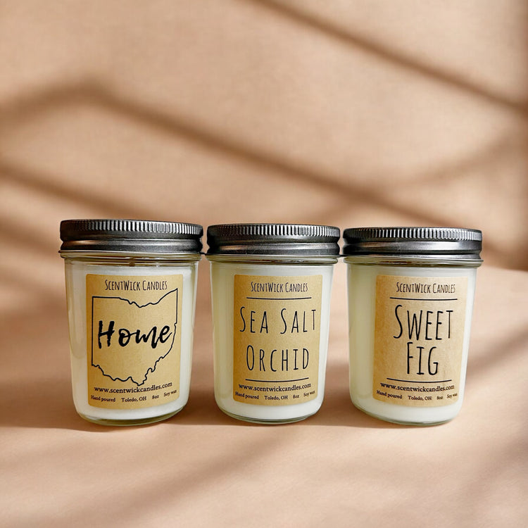 Handmade soy candles - ScentWick Candles