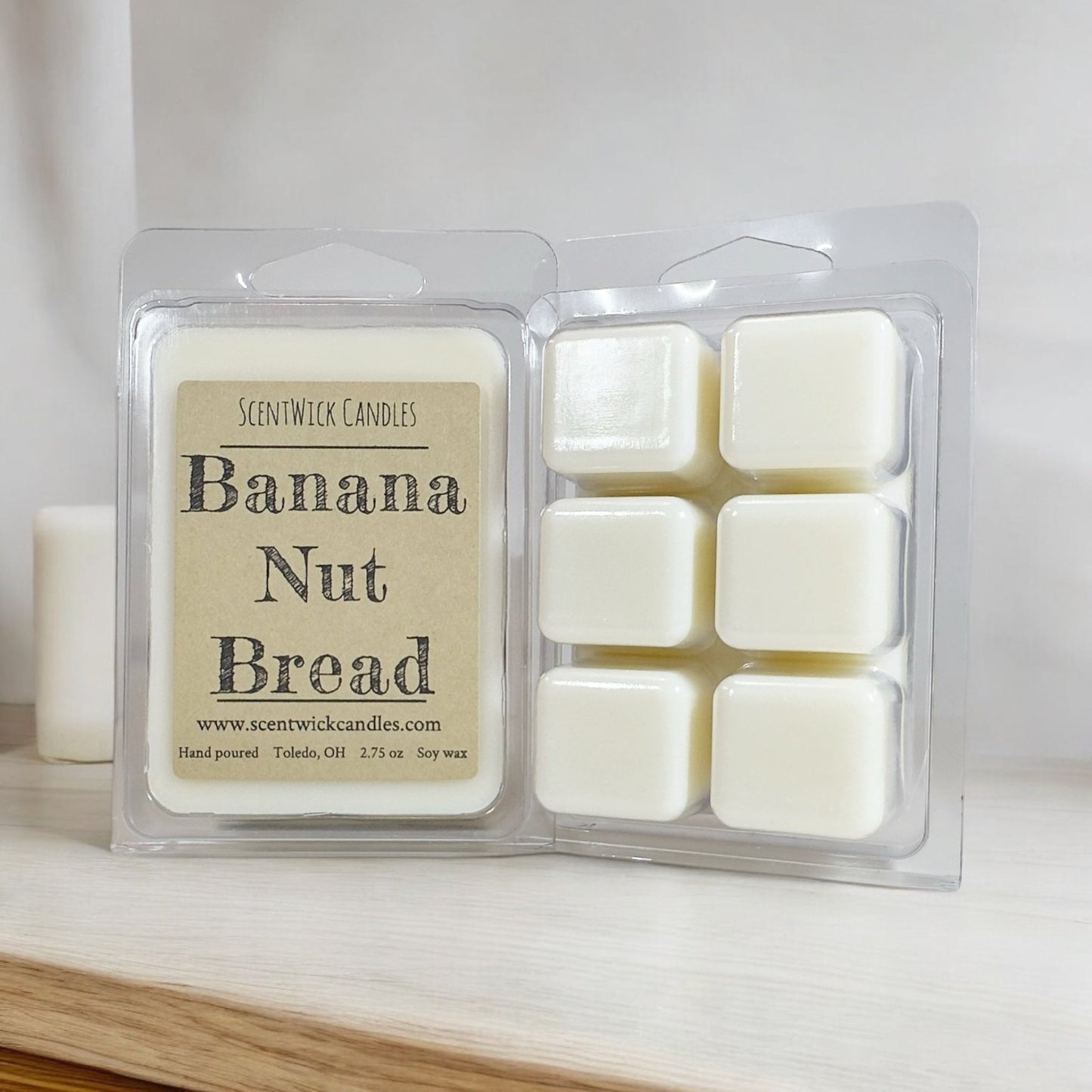 Banana Nut Bread Wax Melt - ScentWick Candles