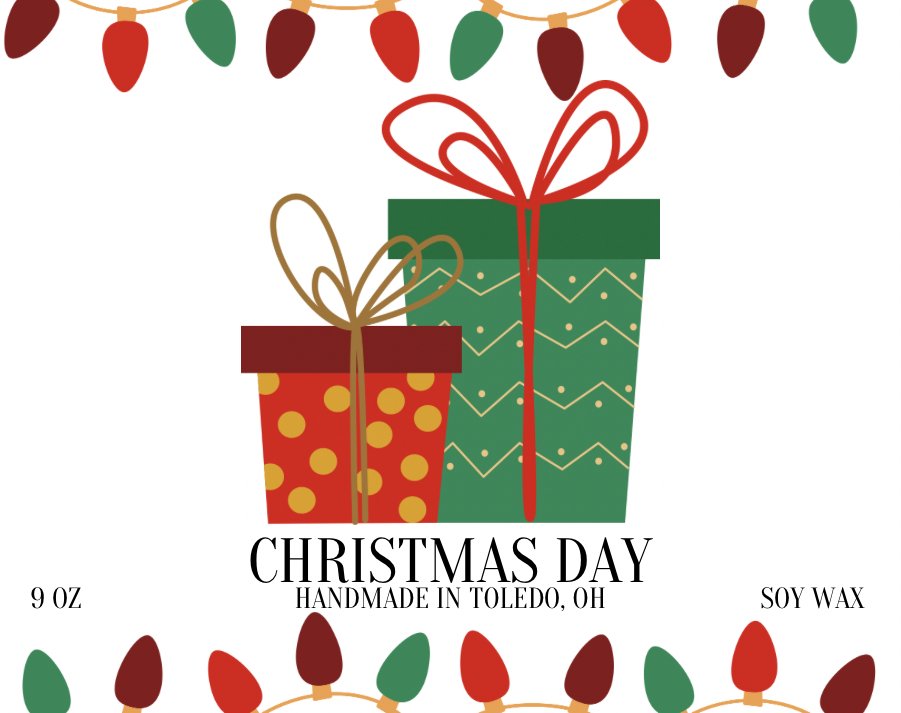 Christmas Day Festive Candle | Limited Edition - ScentWick Candles