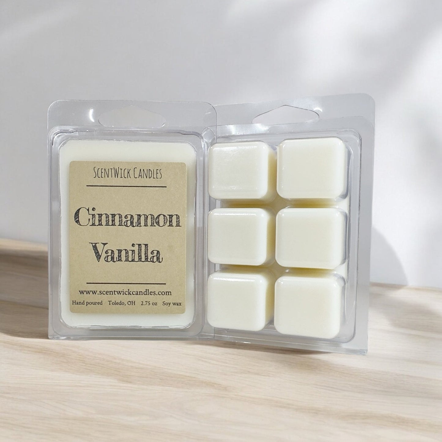 Cinnamon Vanilla Wax Melt - ScentWick Candles
