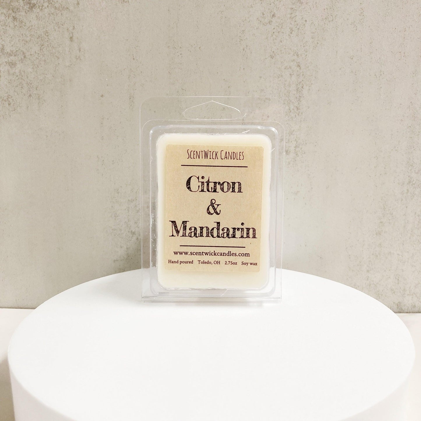 Citron Mandarin Wax Melt - ScentWick Candles