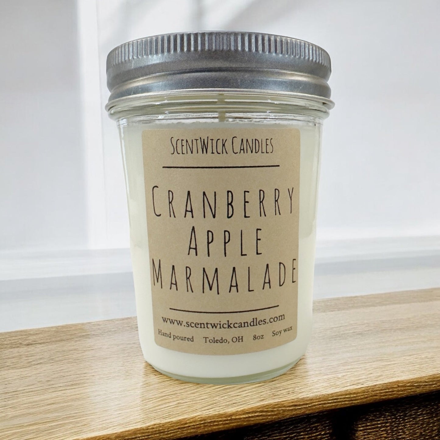 Cranberry Apple Marmalade Candle - ScentWick Candles
