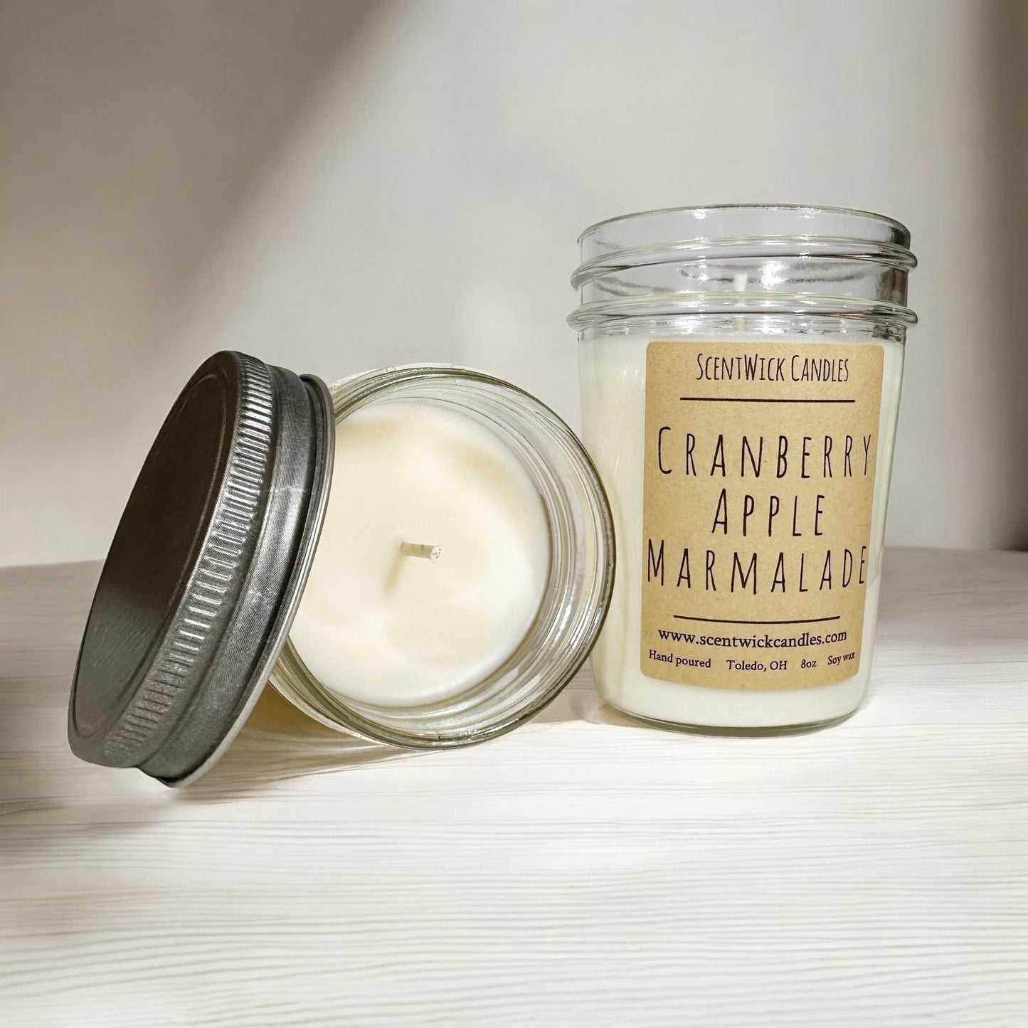 Cranberry Apple Marmalade Candle - ScentWick Candles