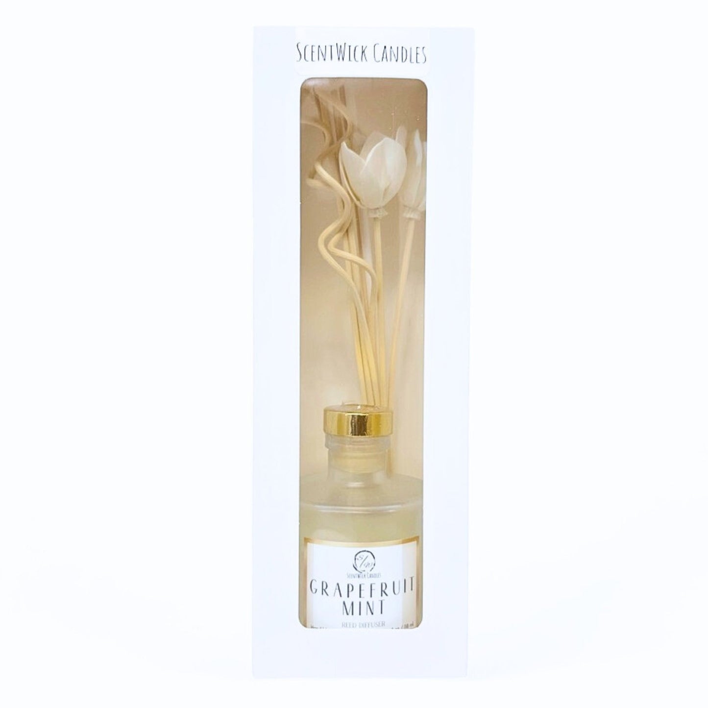 Grapefruit Mint Reed Diffuser - ScentWick Candles