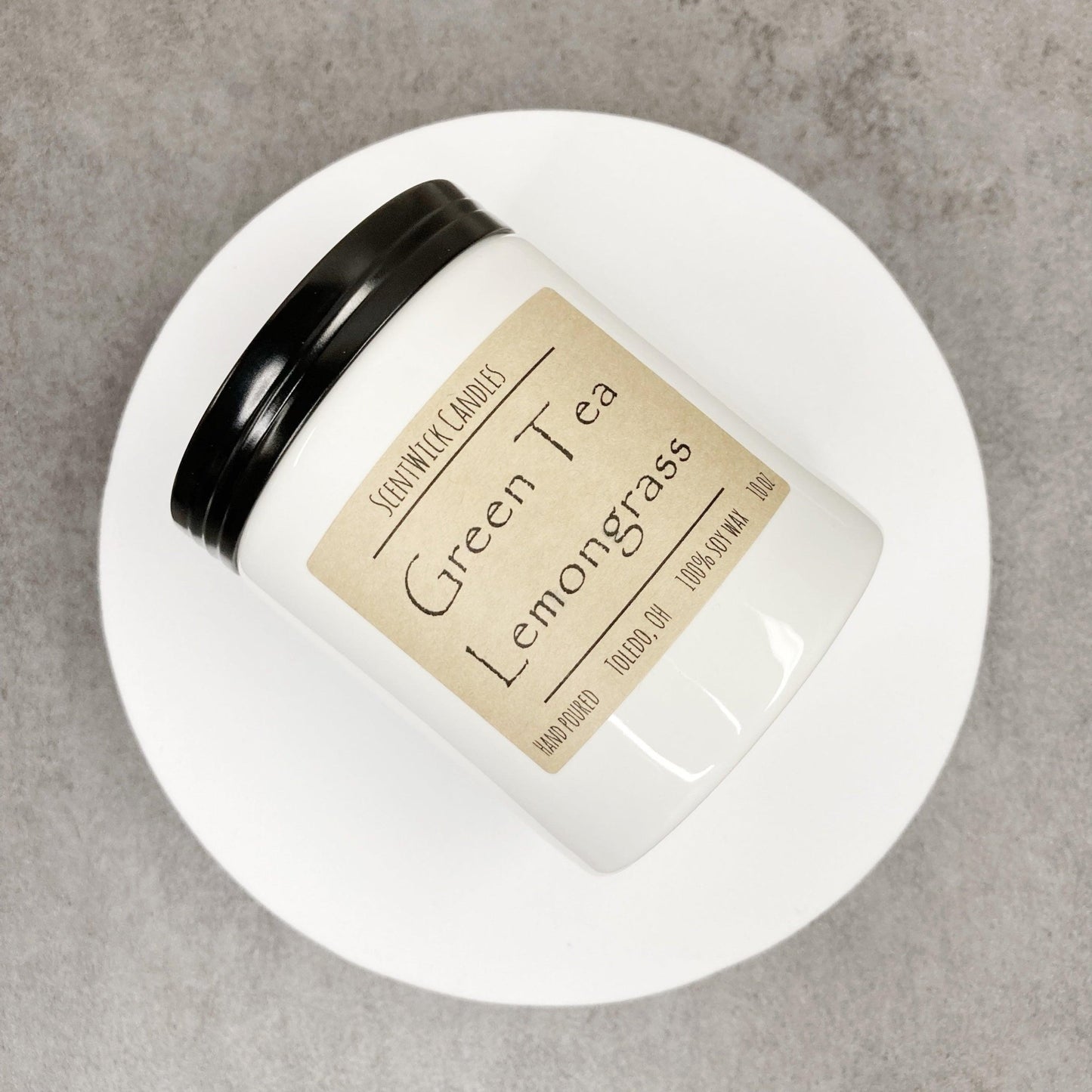 Green Tea Lemongrass | The Farmhouse Collection - ScentWick Candles