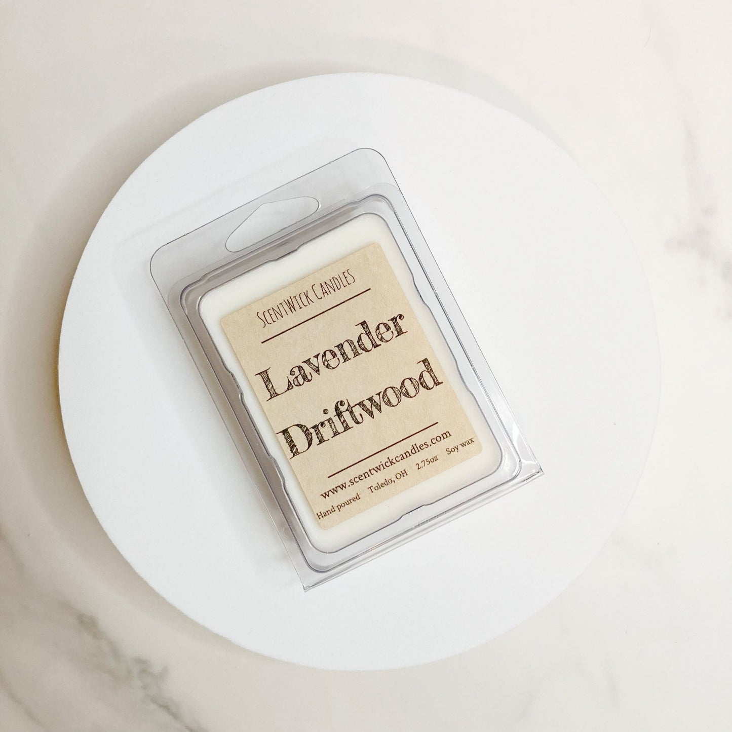 Lavender Driftwood Wax Melt - ScentWick Candles