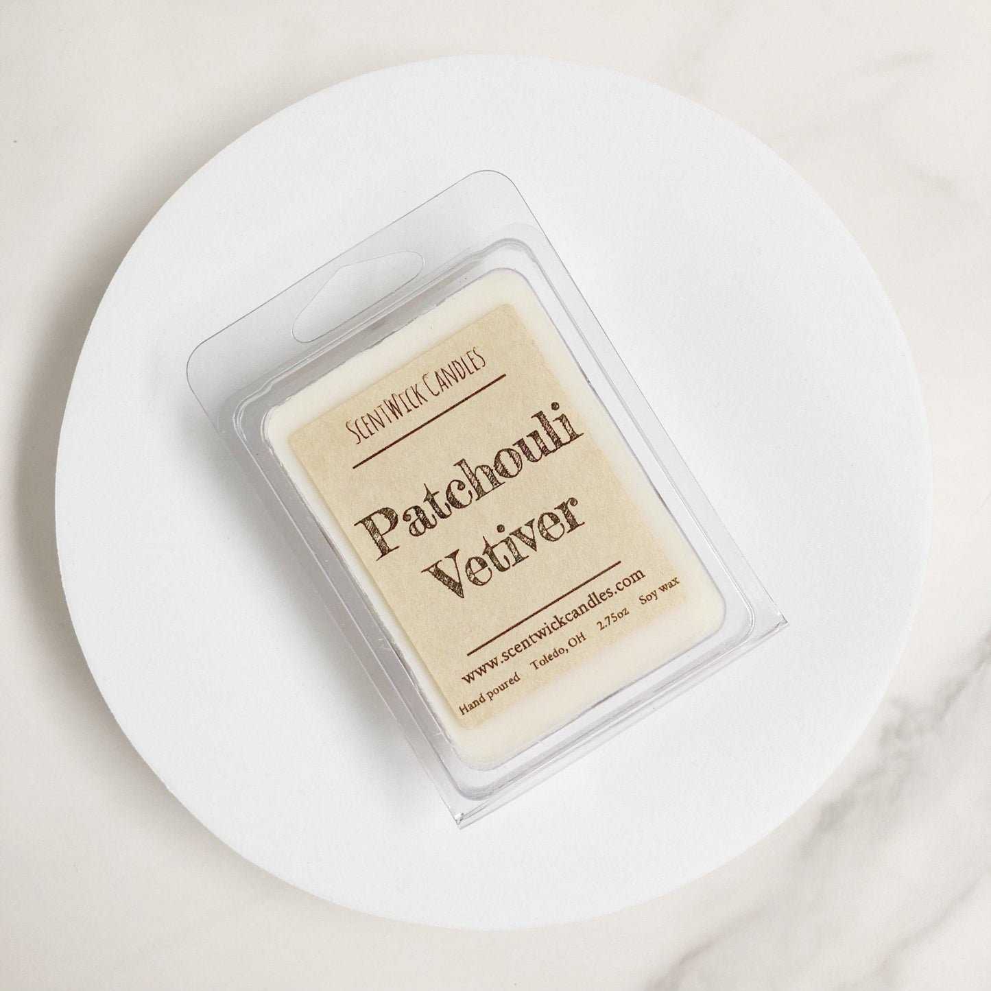 Patchouli Vetiver Wax Melt - ScentWick Candles