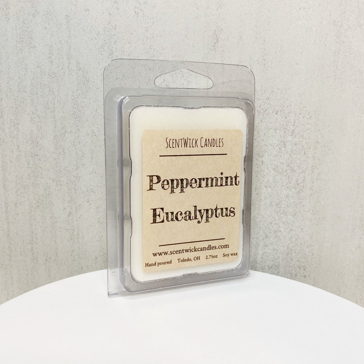 Peppermint Eucalyptus Wax Melt - ScentWick Candles
