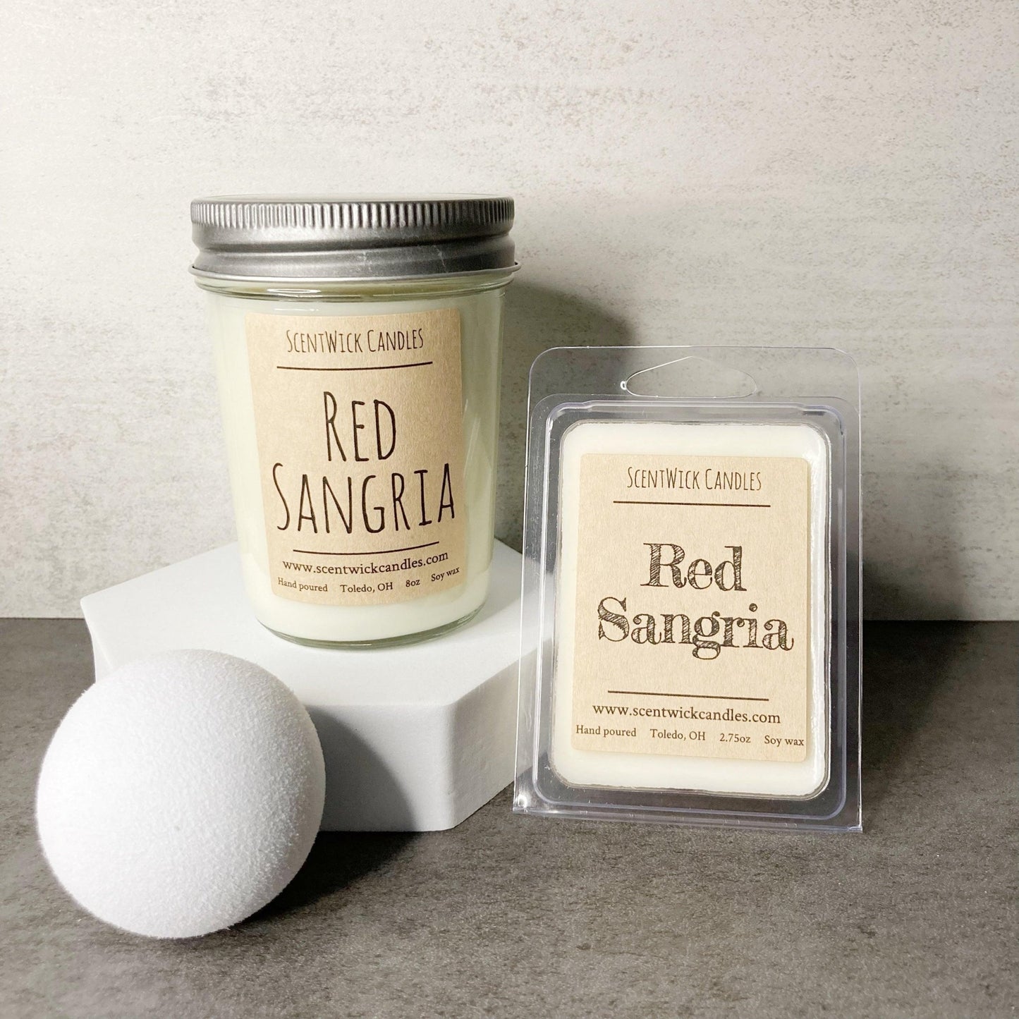 Red Sangria Candle - ScentWick Candles