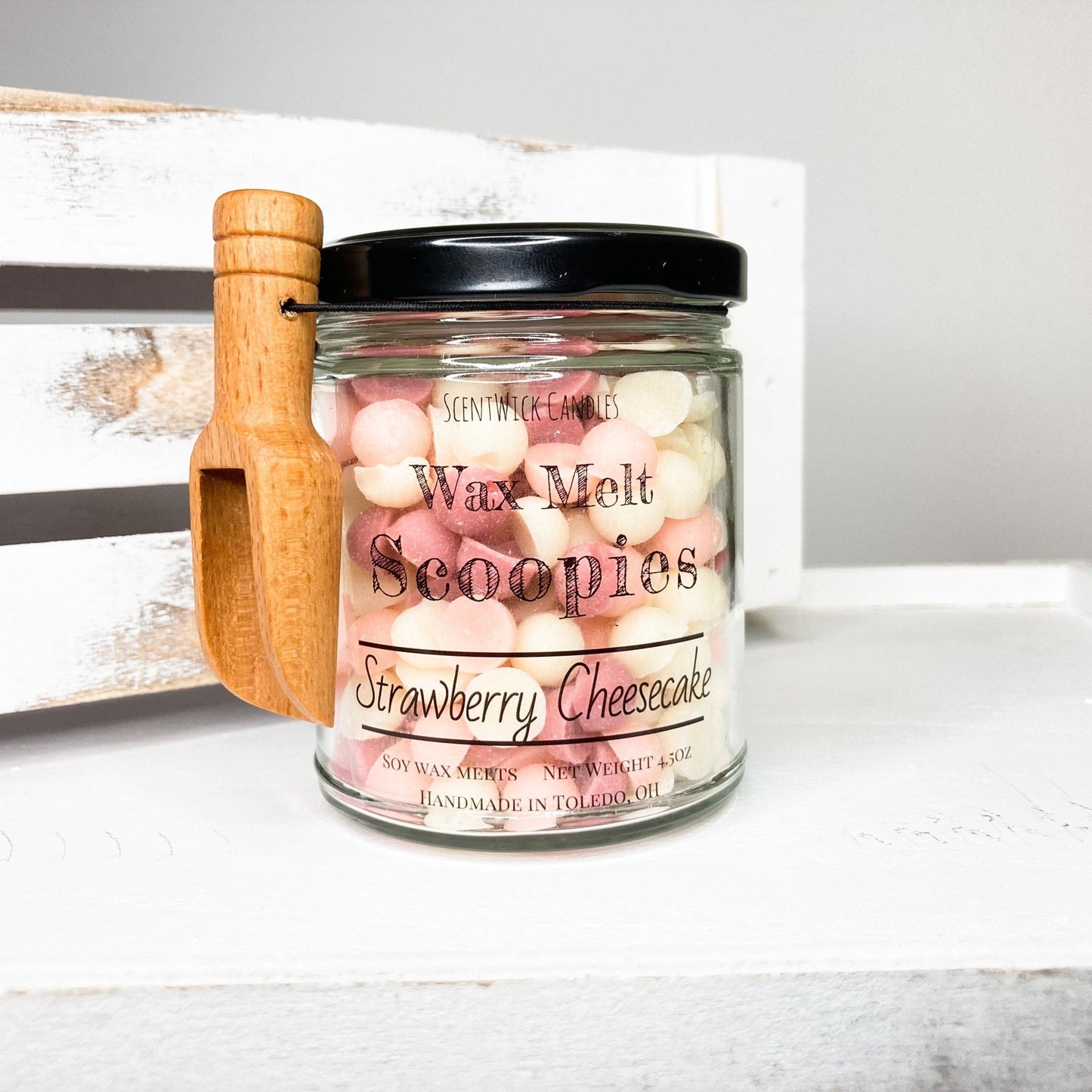 Strawberry Cheesecake Wax Melt Scoopies - ScentWick Candles