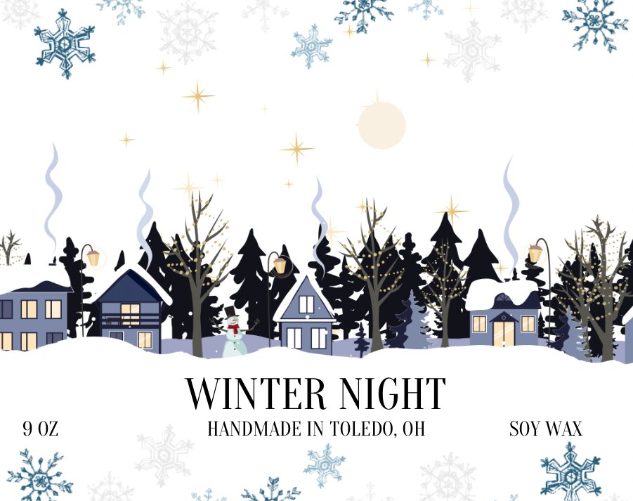 Winter Night Festive Candle | Limited Edition - ScentWick Candles