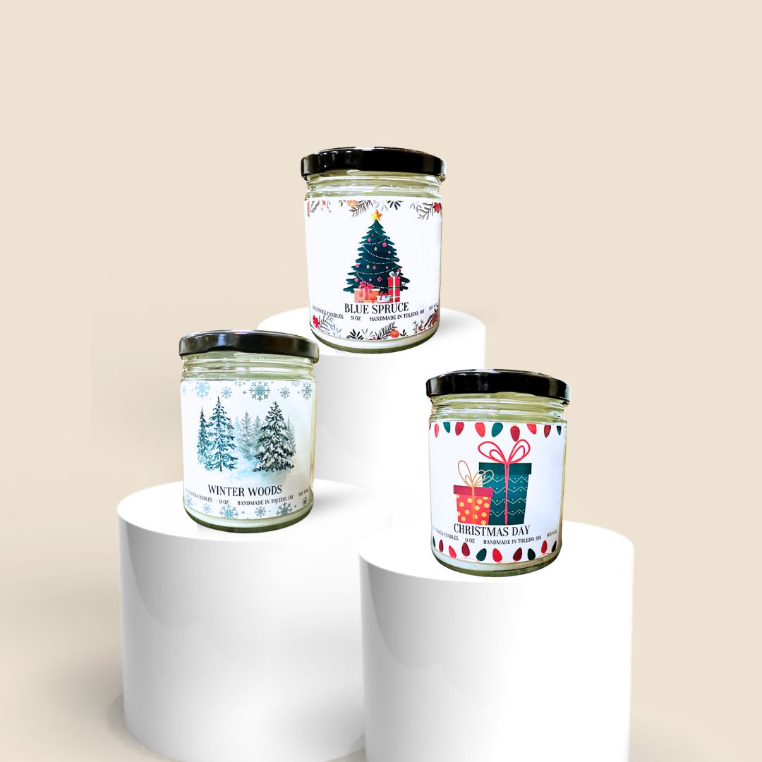 Festive Holiday Candles - ScentWick Candles