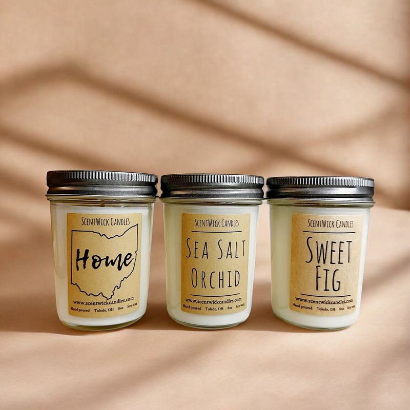 Handmade soy candles - ScentWick Candles