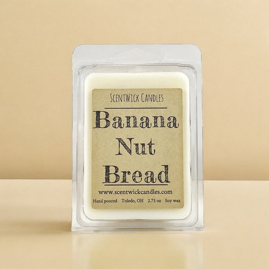 Banana Nut Bread Wax Melt - ScentWick Candles