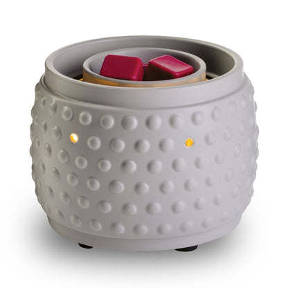 Beaded Slate Illuminaire Fan Wax Warmer Warmer - SCENTWICK CANDLES