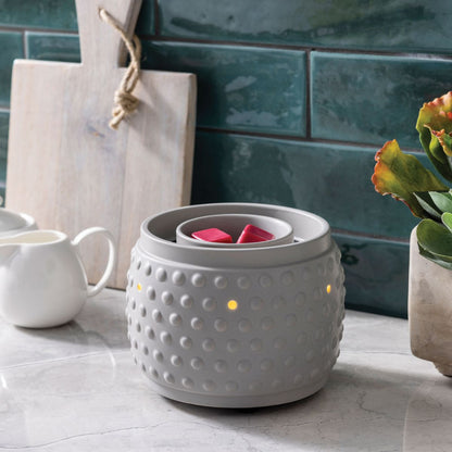 Beaded Slate Illuminaire Fan Wax Warmer Warmer - SCENTWICK CANDLES