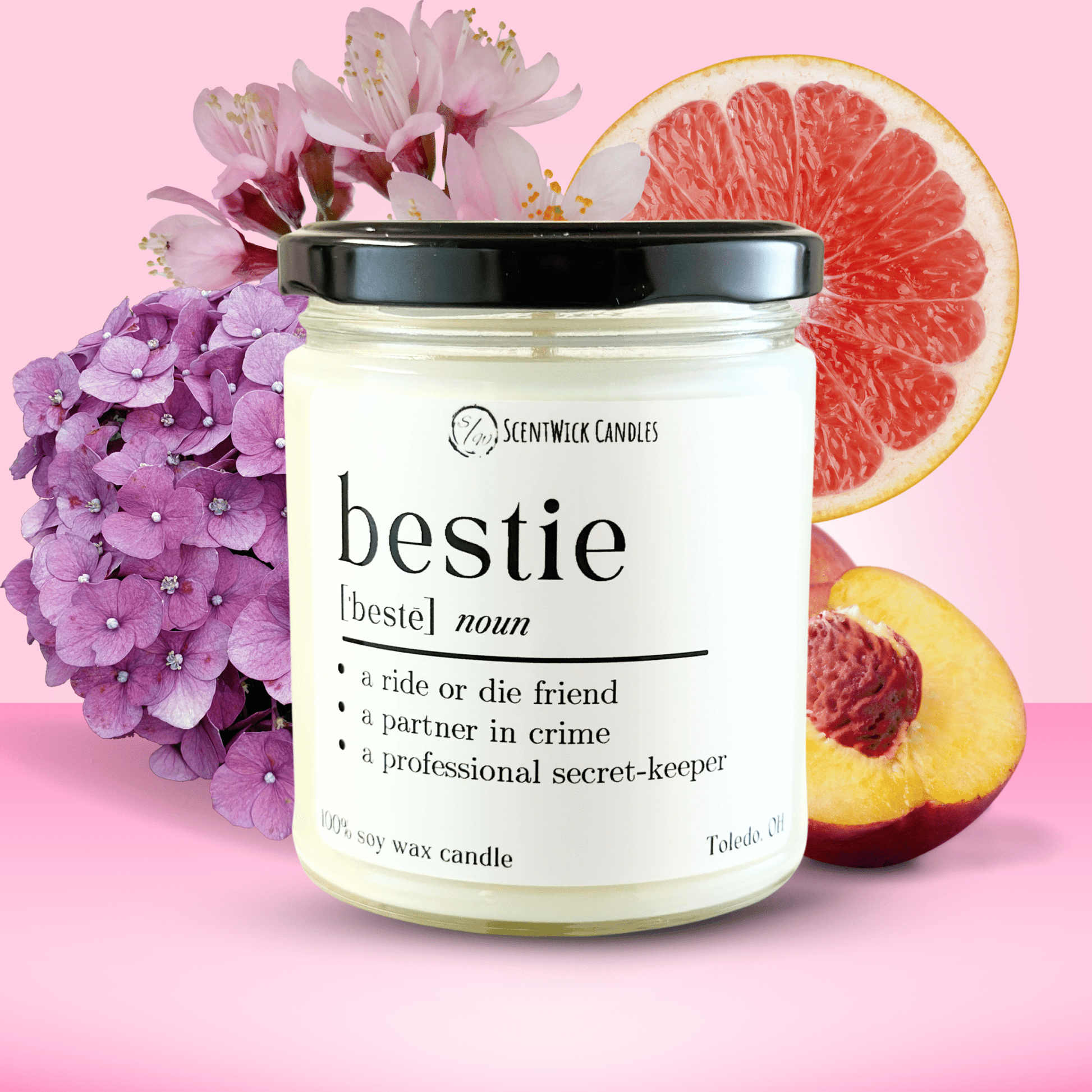 Bestie Candle - ScentWick Candles