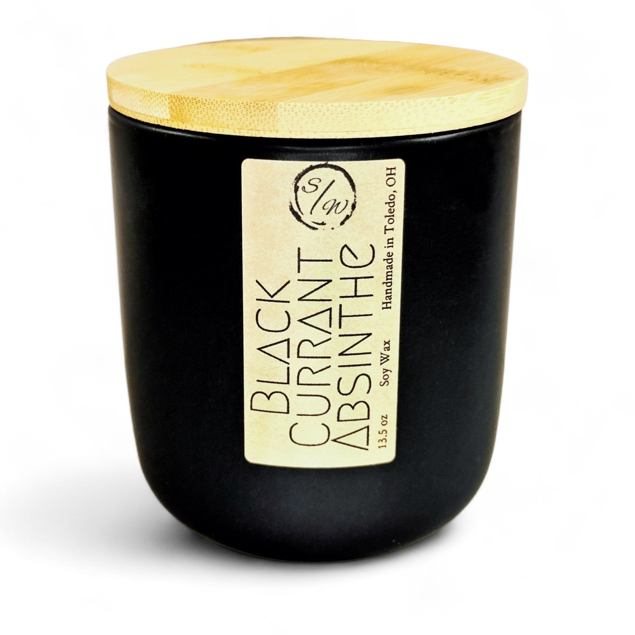 Black Currant Absinthe | The Minimalist Collection - ScentWick Candles