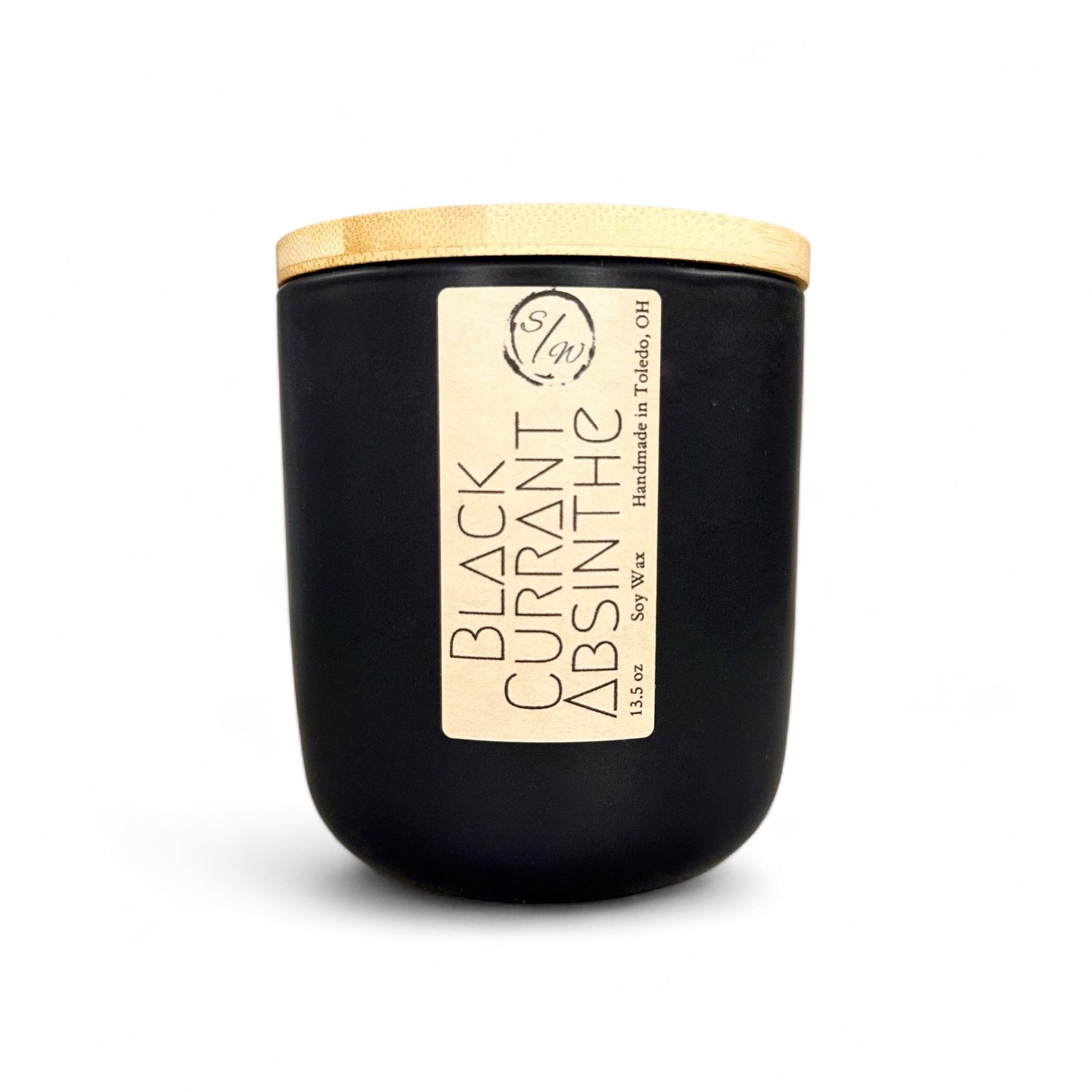 Black Currant Absinthe | The Minimalist Collection - ScentWick Candles