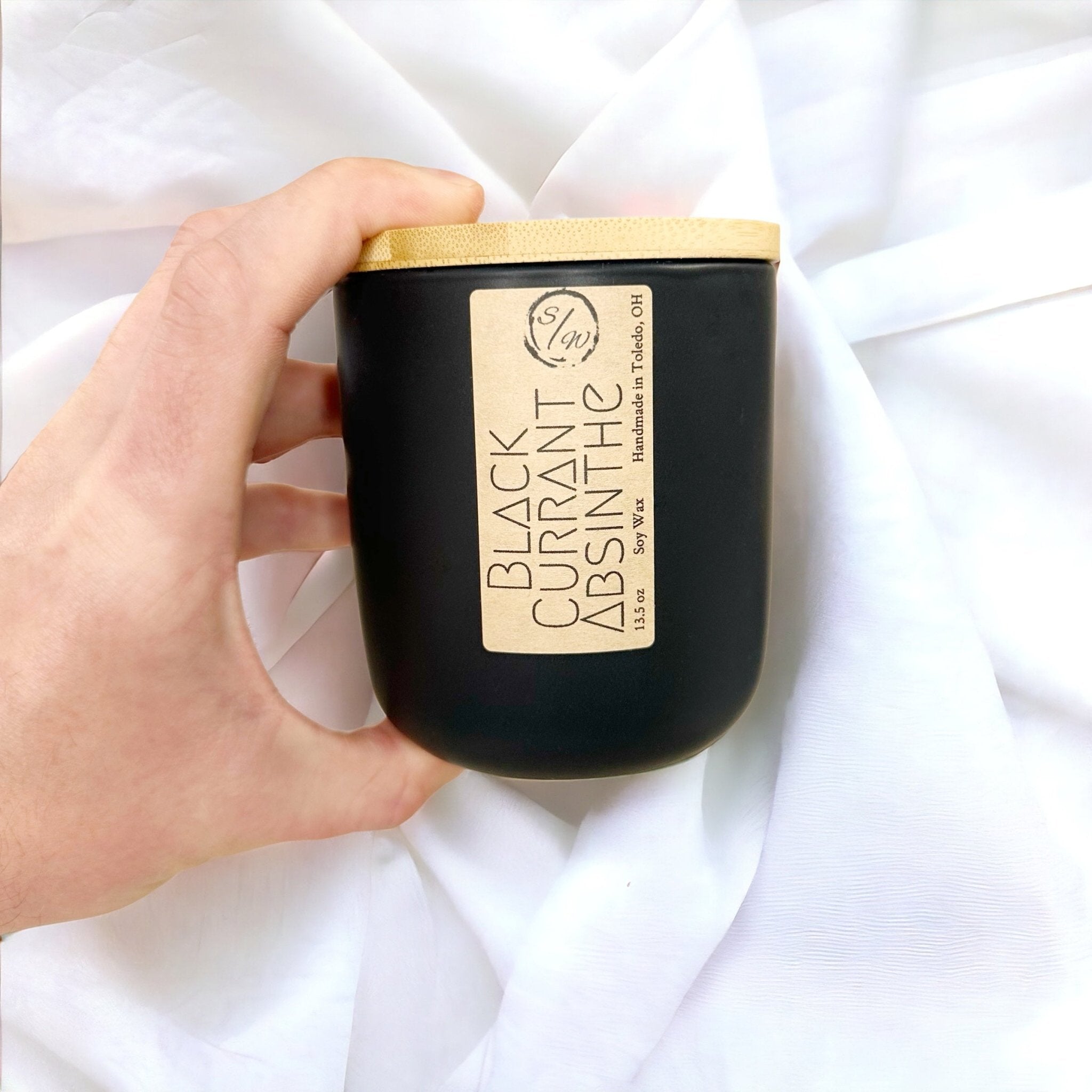 Black Currant Absinthe | The Minimalist Collection - ScentWick Candles