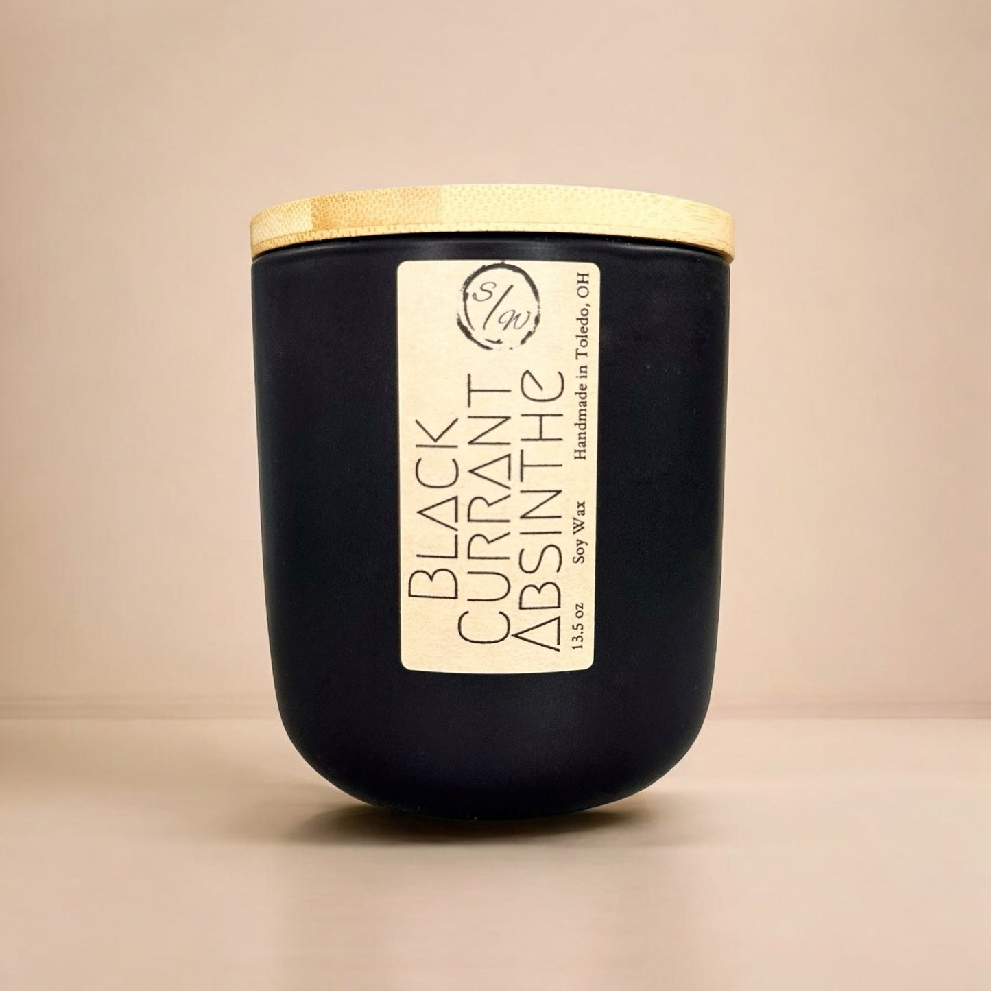 Black Currant Absinthe | The Minimalist Collection - ScentWick Candles