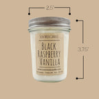 Black Raspberry Vanilla Candle - ScentWick Candles