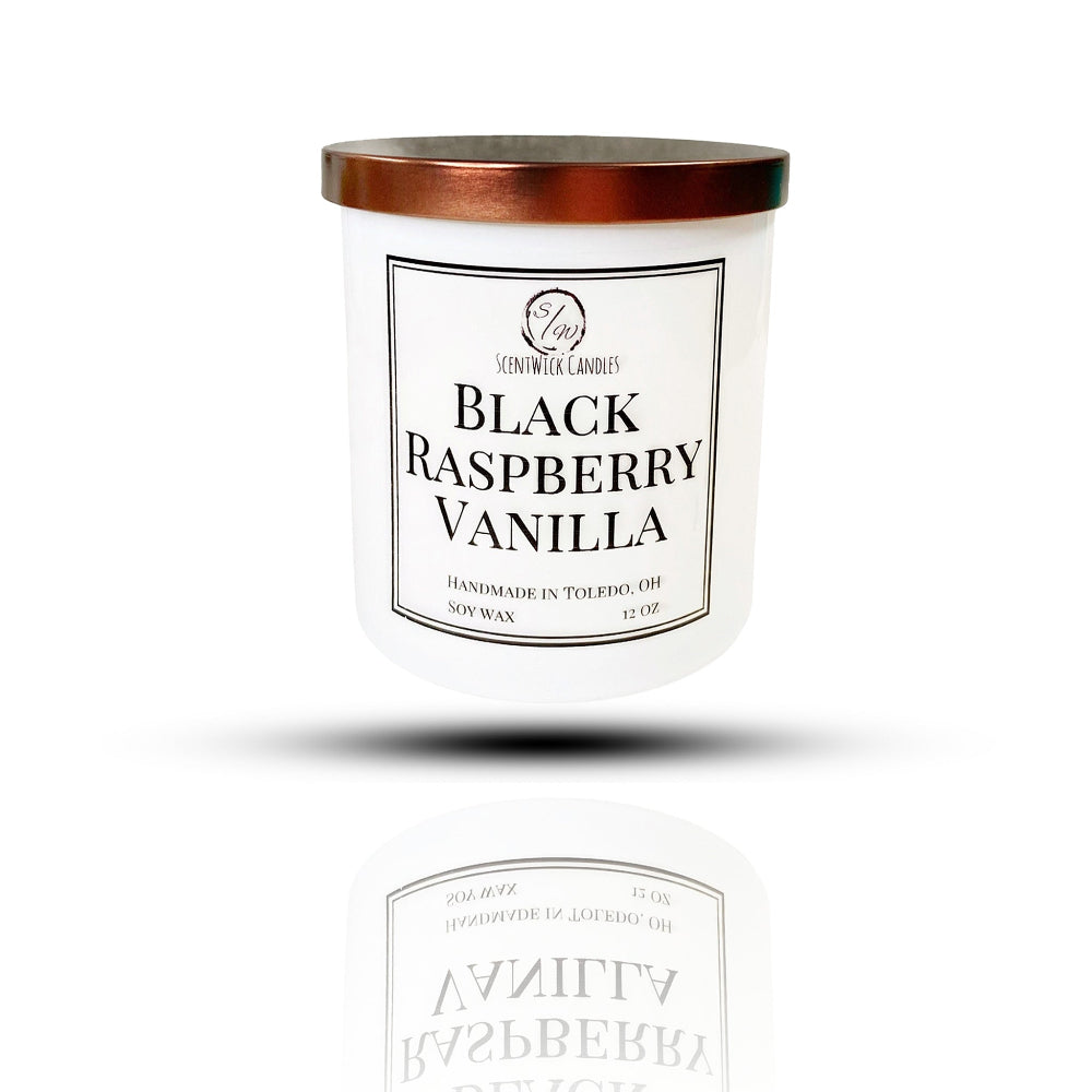 Black Raspberry Vanilla | The Copper & Gold Collection - ScentWick Candles