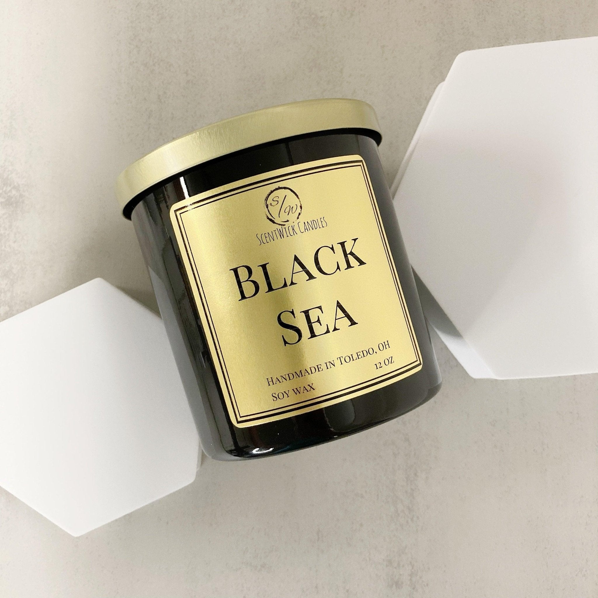 Black Sea | The Copper & Gold Collection - ScentWick Candles