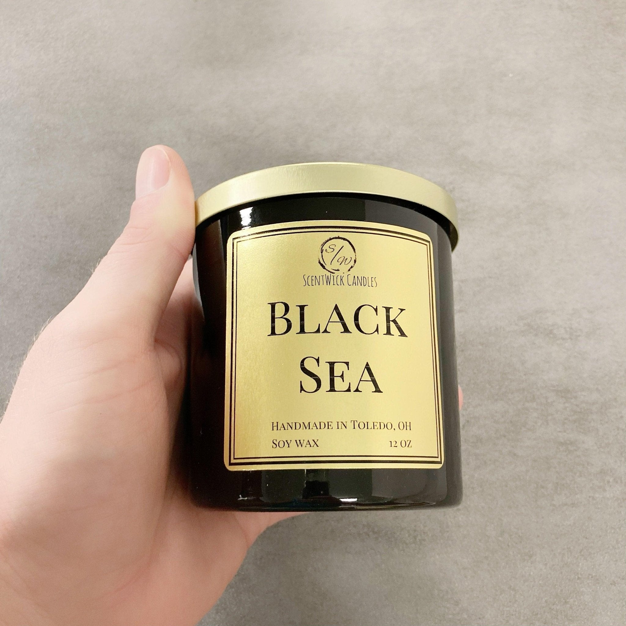 Black Sea | The Copper & Gold Collection - ScentWick Candles
