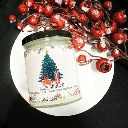 Blue Spruce Festive Candle | Limited Edition - ScentWick Candles