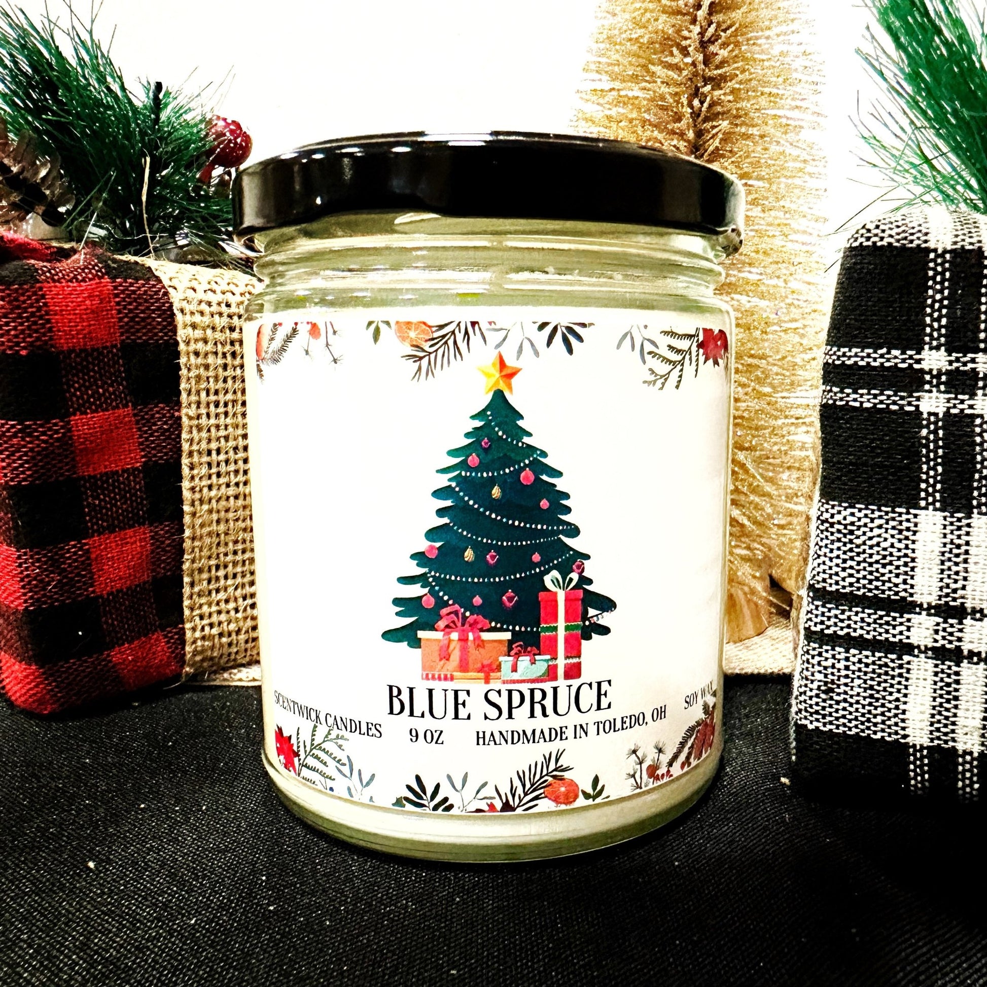 Blue Spruce Festive Candle | Limited Edition - ScentWick Candles