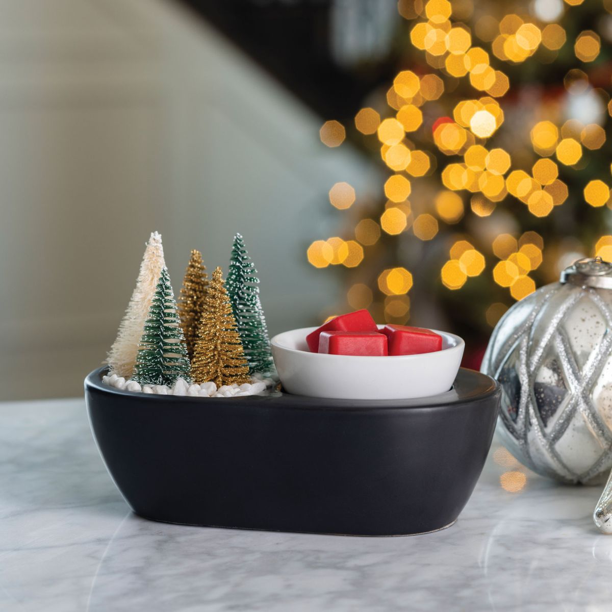 Bottle Brush Christmas Tree Wax Melt Warmer - SCENTWICK CANDLES