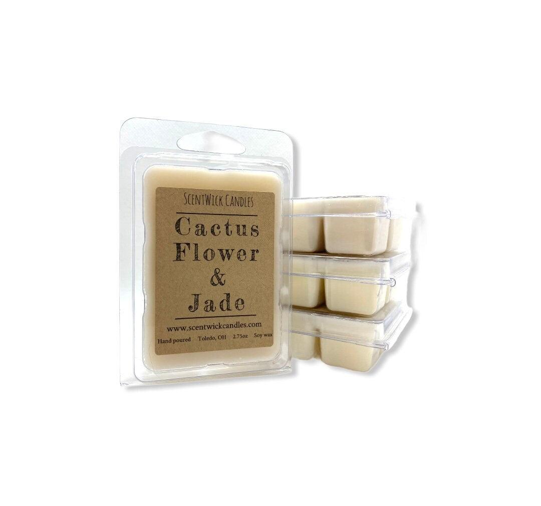 Cactus Flower and Jade Wax Melt - ScentWick Candles