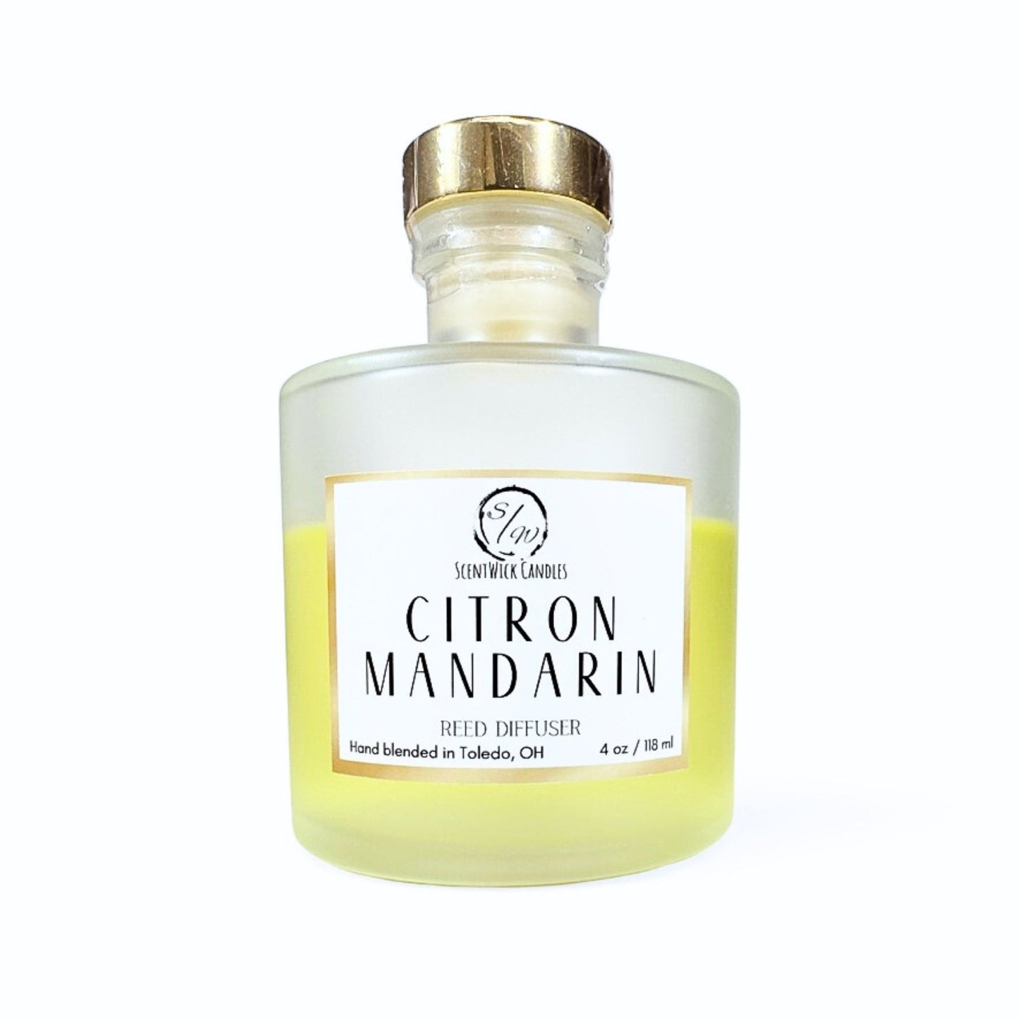 Citron Mandarin Reed Diffuser - ScentWick Candles