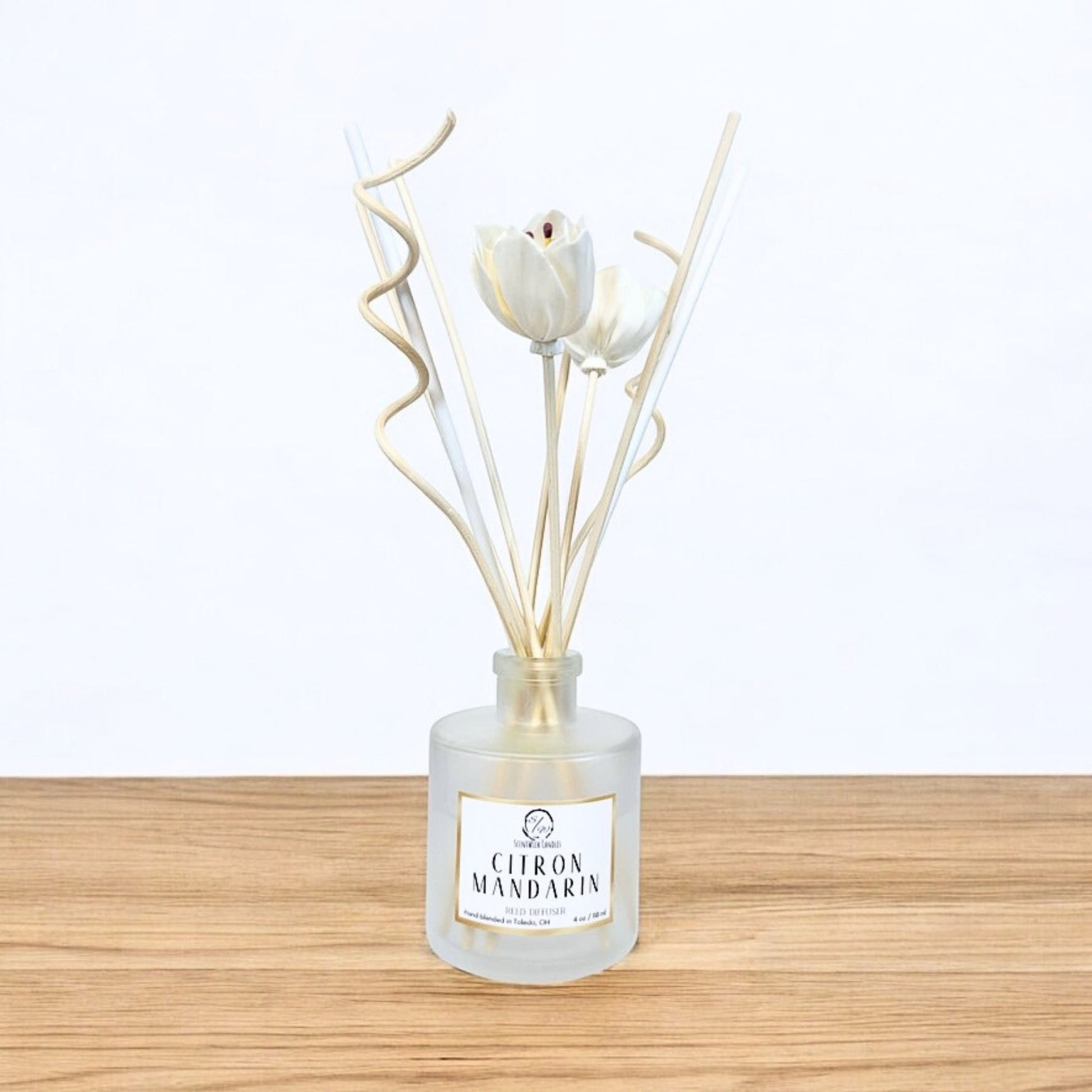 Citron Mandarin Reed Diffuser - ScentWick Candles