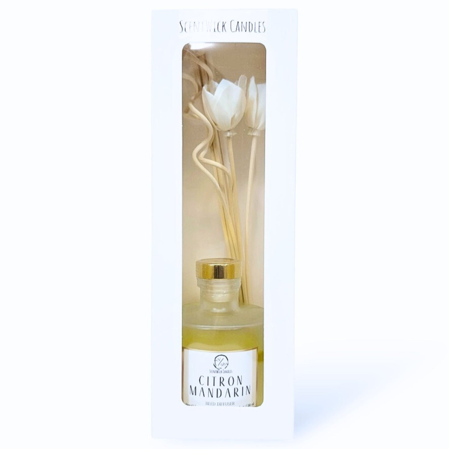 Citron Mandarin Reed Diffuser - ScentWick Candles