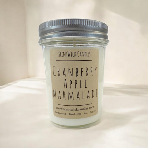 Cranberry Apple Marmalade Candle - ScentWick Candles