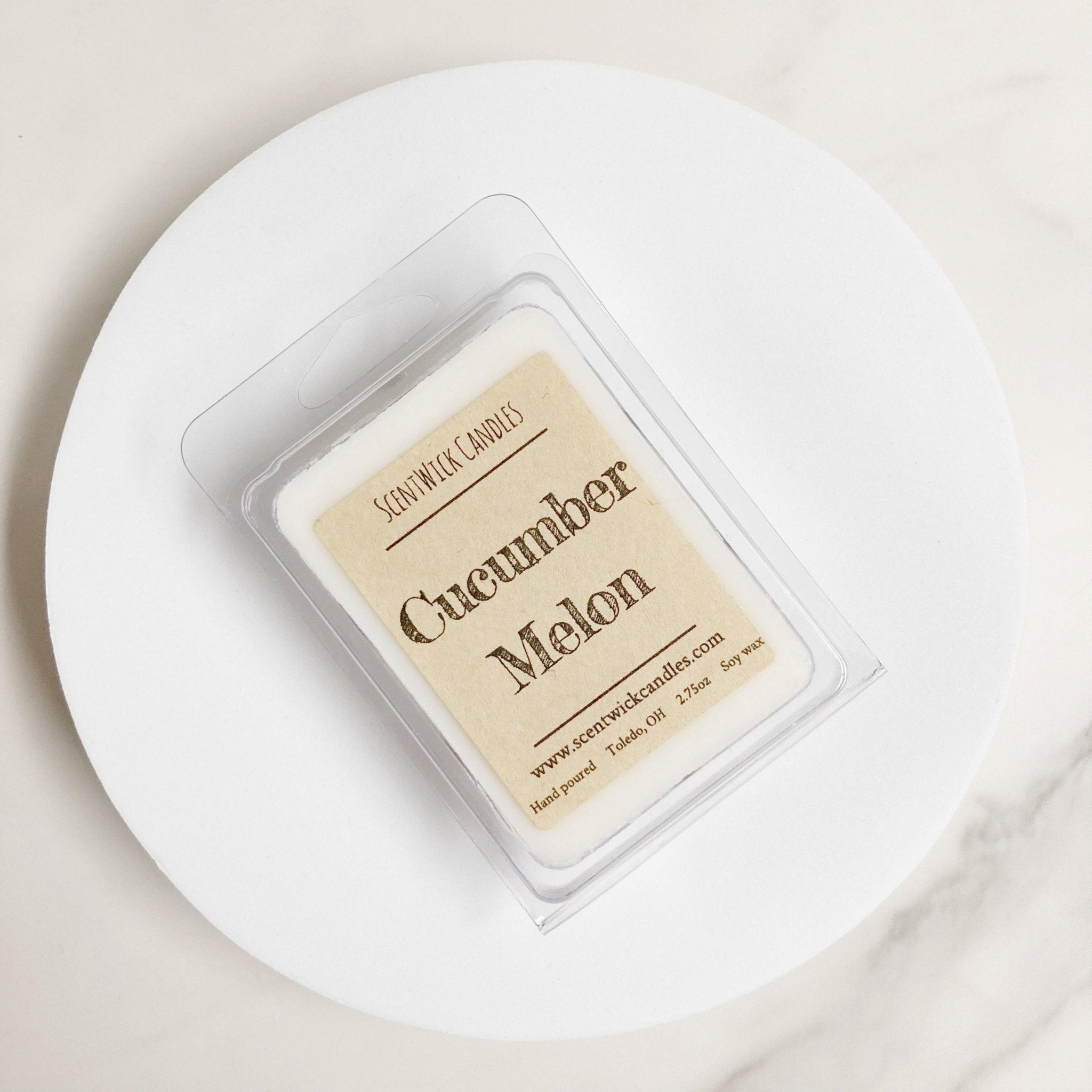 Cucumber Melon Wax Melt - ScentWick Candles