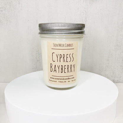 Cypress Bayberry Candle - ScentWick Candles