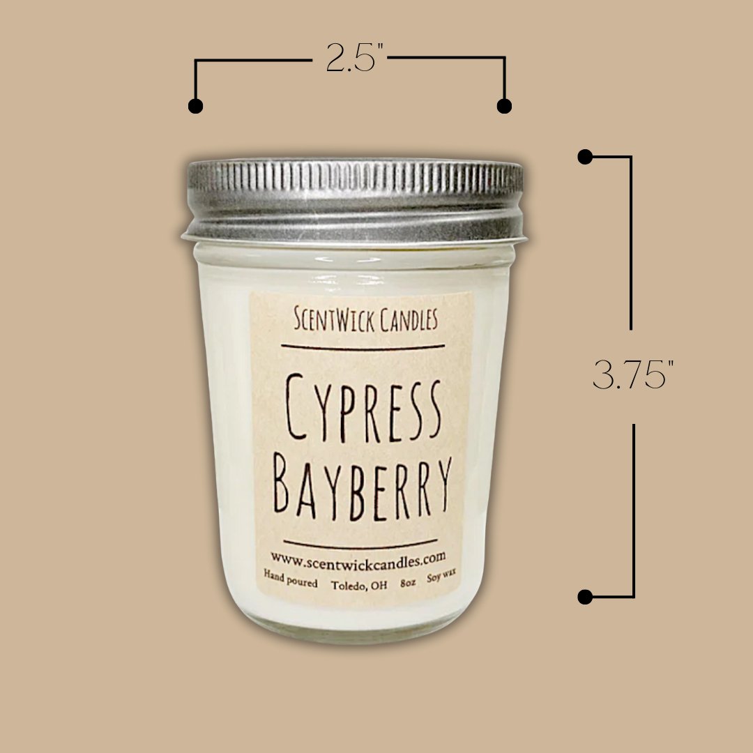 Cypress Bayberry Candle - ScentWick Candles