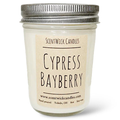 Cypress Bayberry Candle - ScentWick Candles