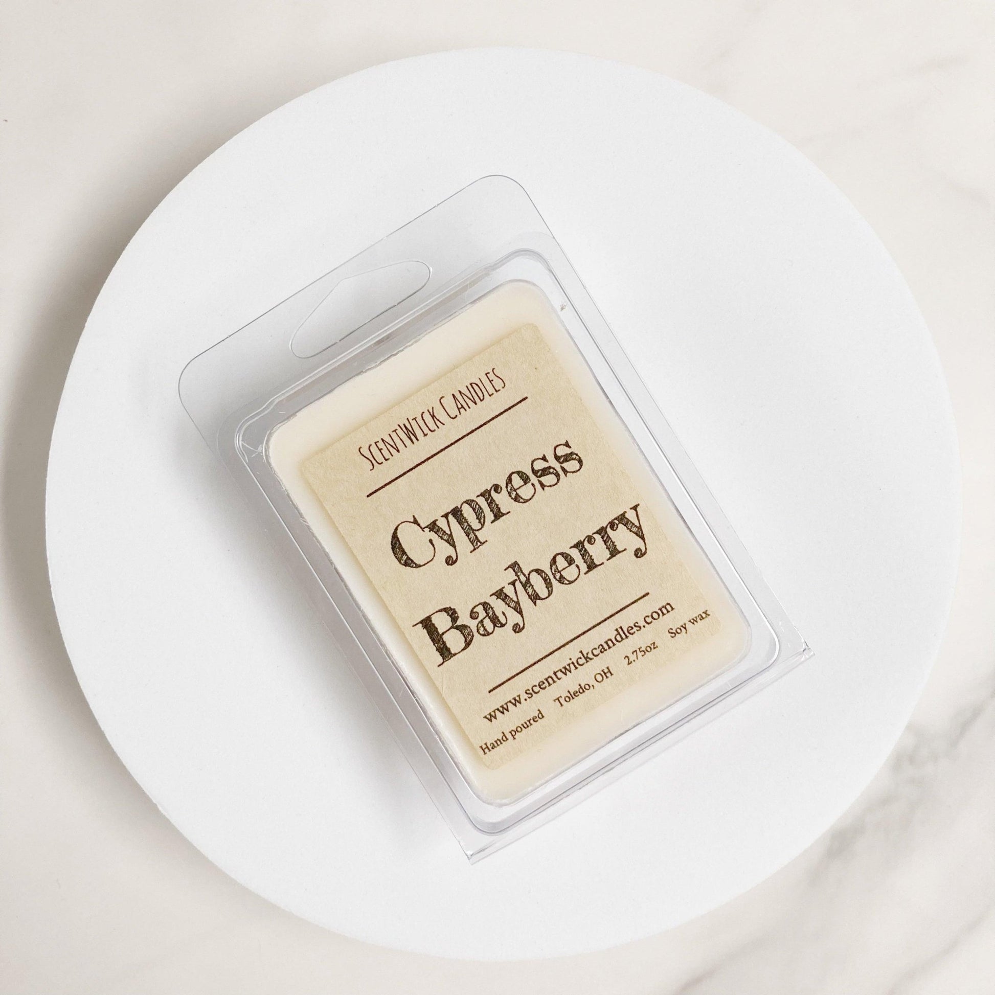 Cypress Bayberry Wax Melt - ScentWick Candles
