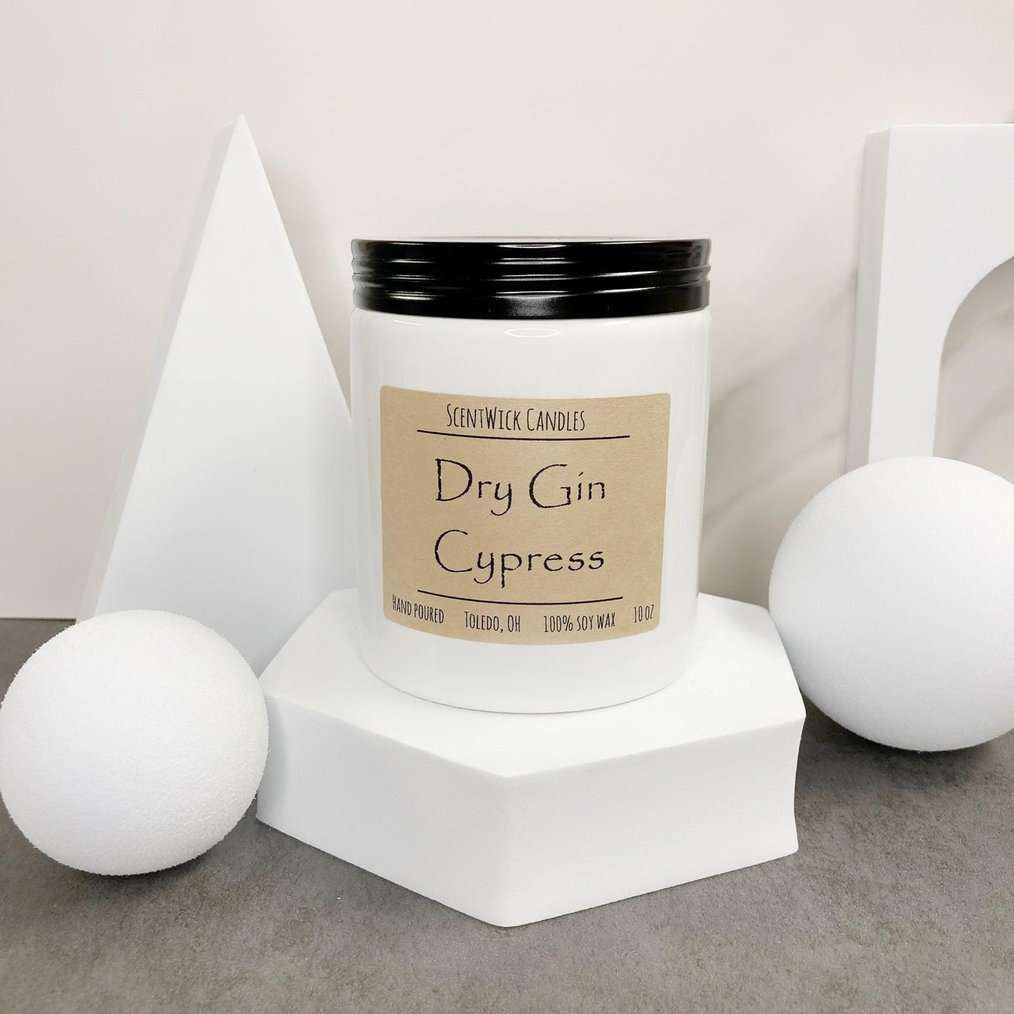 Dry Gin Cypress Candle | The Farmhouse Collection - ScentWick Candles