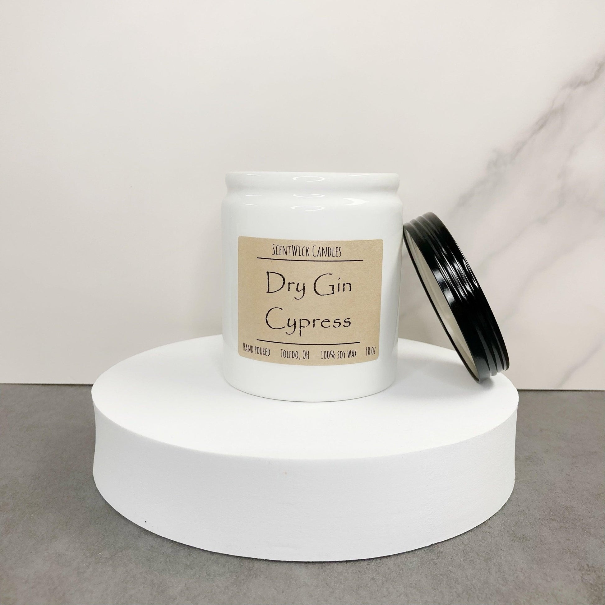 Dry Gin Cypress Candle | The Farmhouse Collection - ScentWick Candles