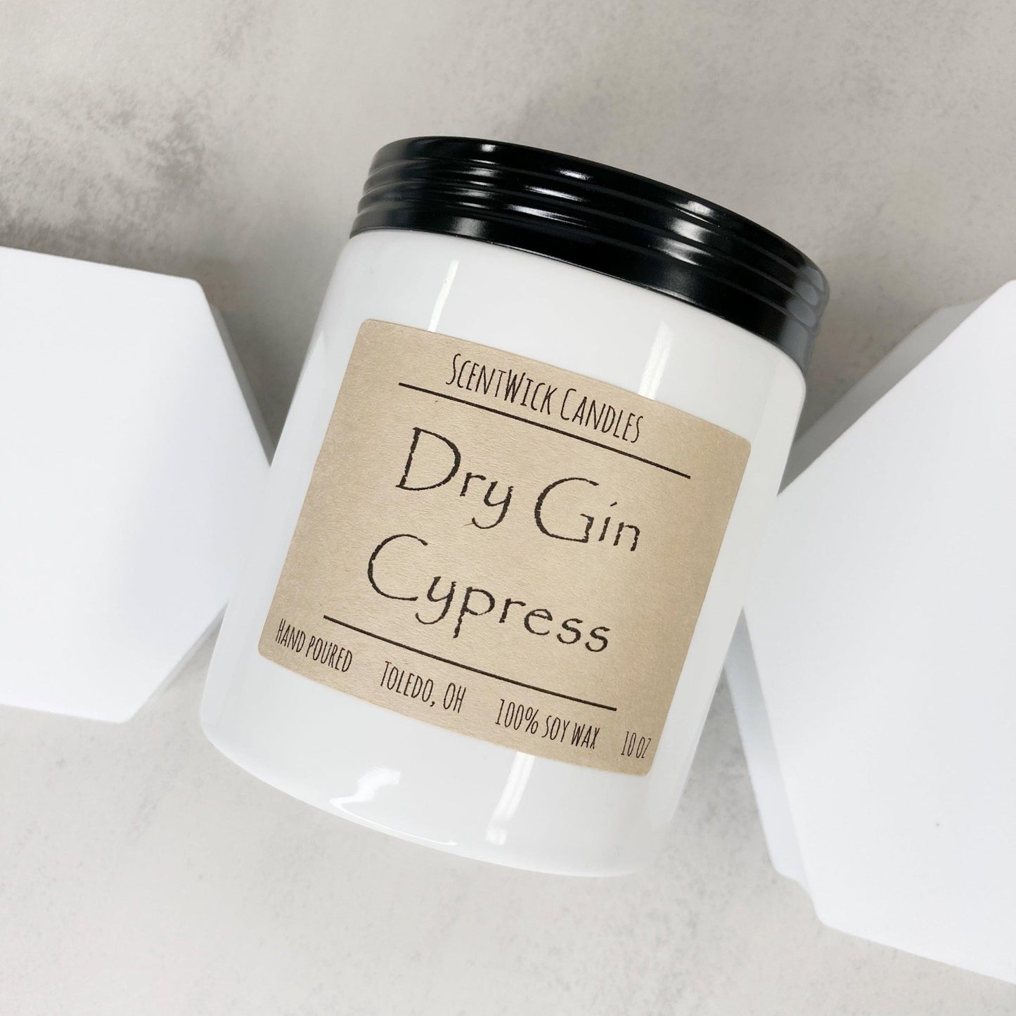 Dry Gin Cypress Candle | The Farmhouse Collection - ScentWick Candles