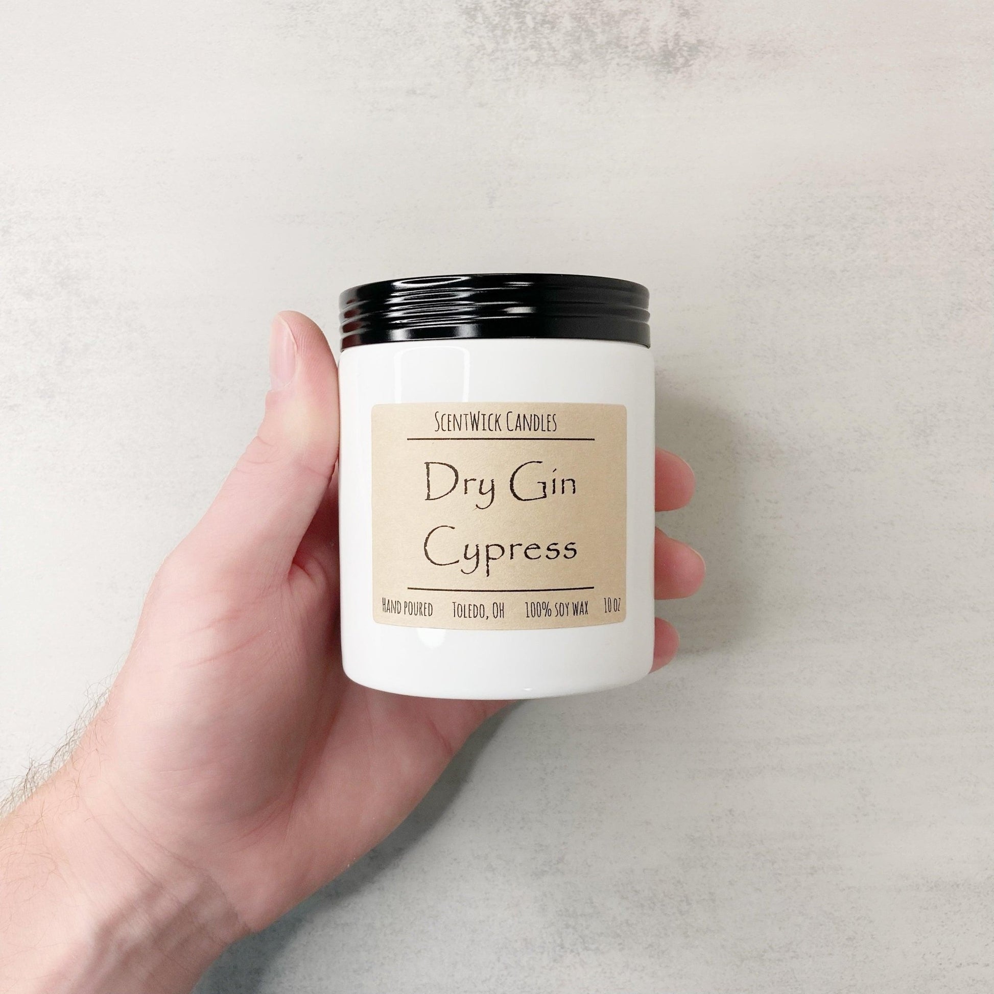 Dry Gin Cypress Candle | The Farmhouse Collection - ScentWick Candles