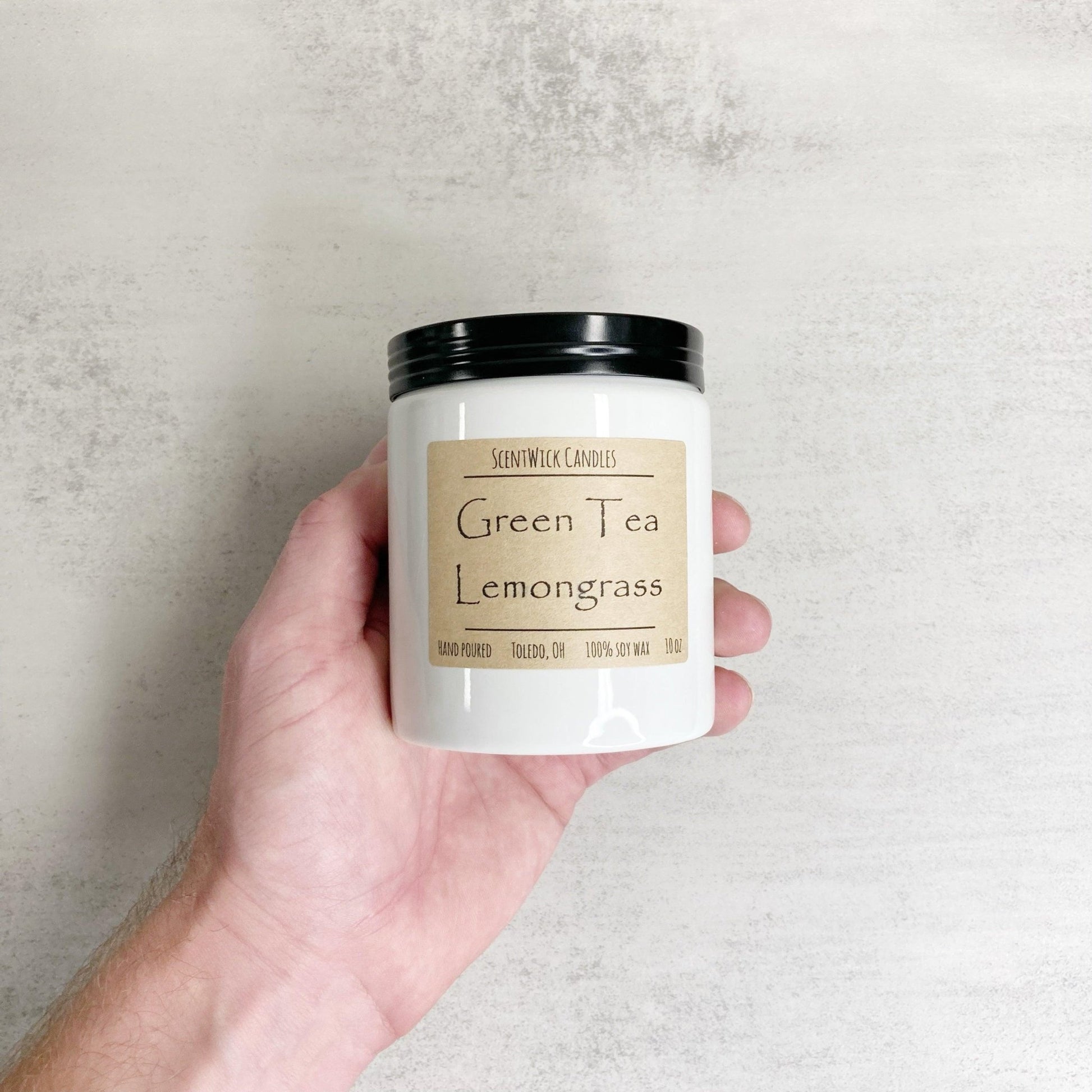 Green Tea Lemongrass | The Farmhouse Collection - ScentWick Candles