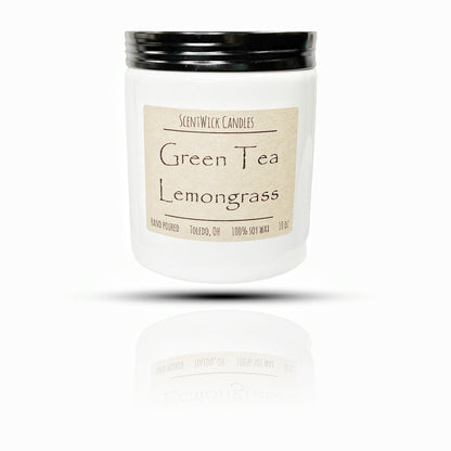 Green Tea Lemongrass | The Farmhouse Collection - ScentWick Candles