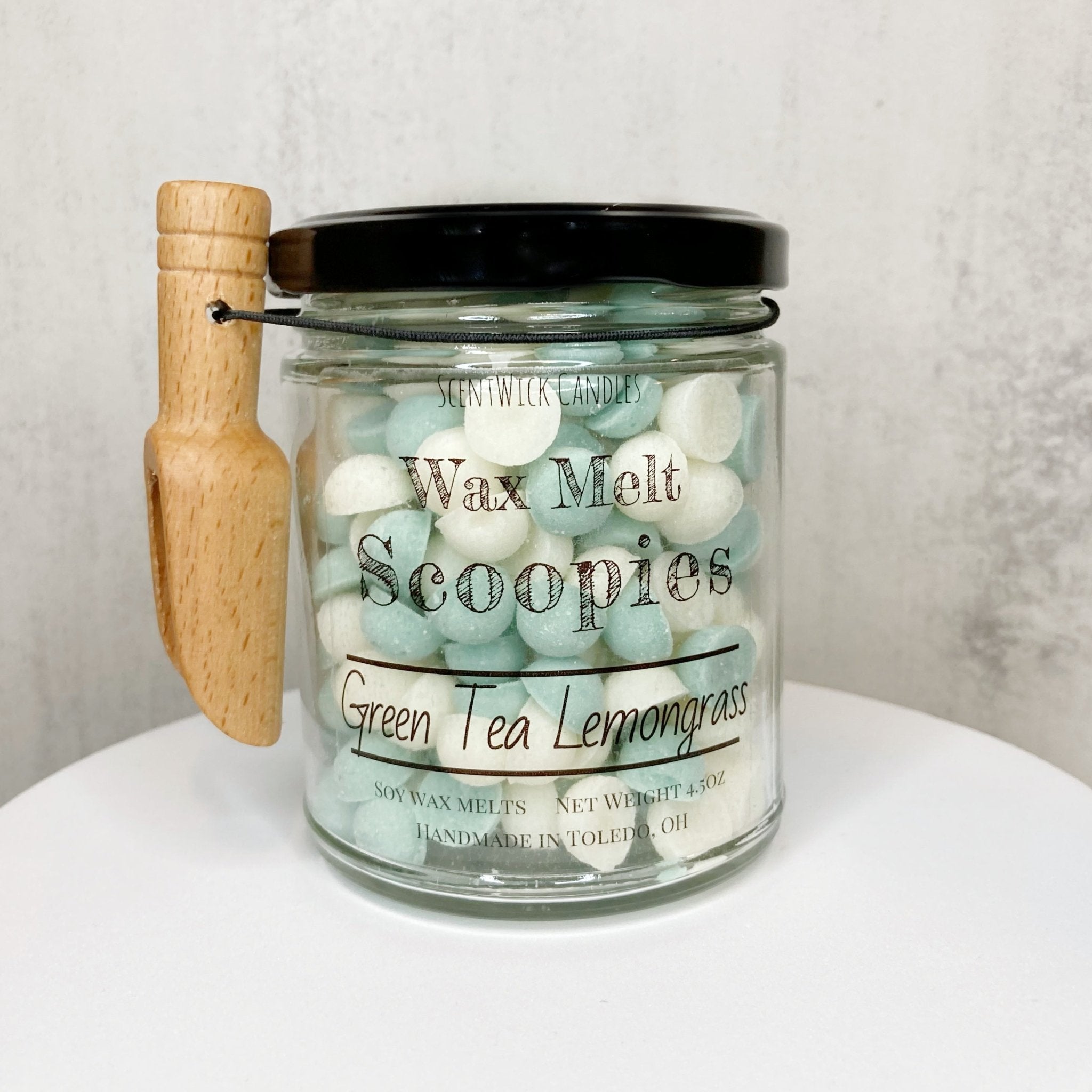Green Tea Lemongrass Wax Melt Scoopies - ScentWick Candles