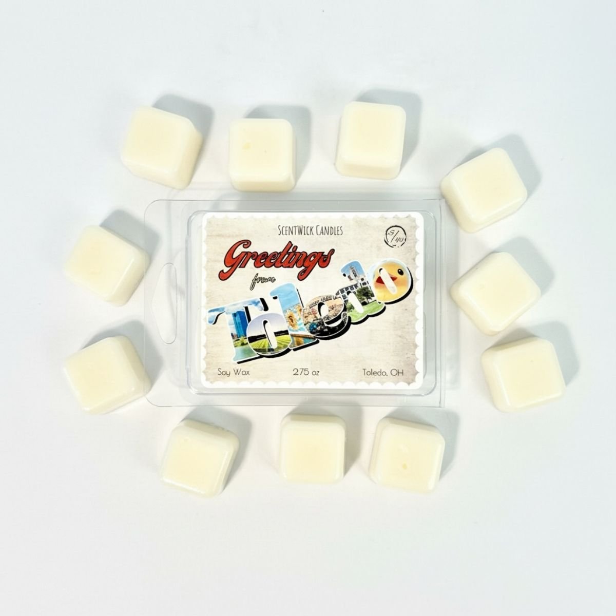 Greetings from Toledo Wax Melt - SCENTWICK CANDLES
